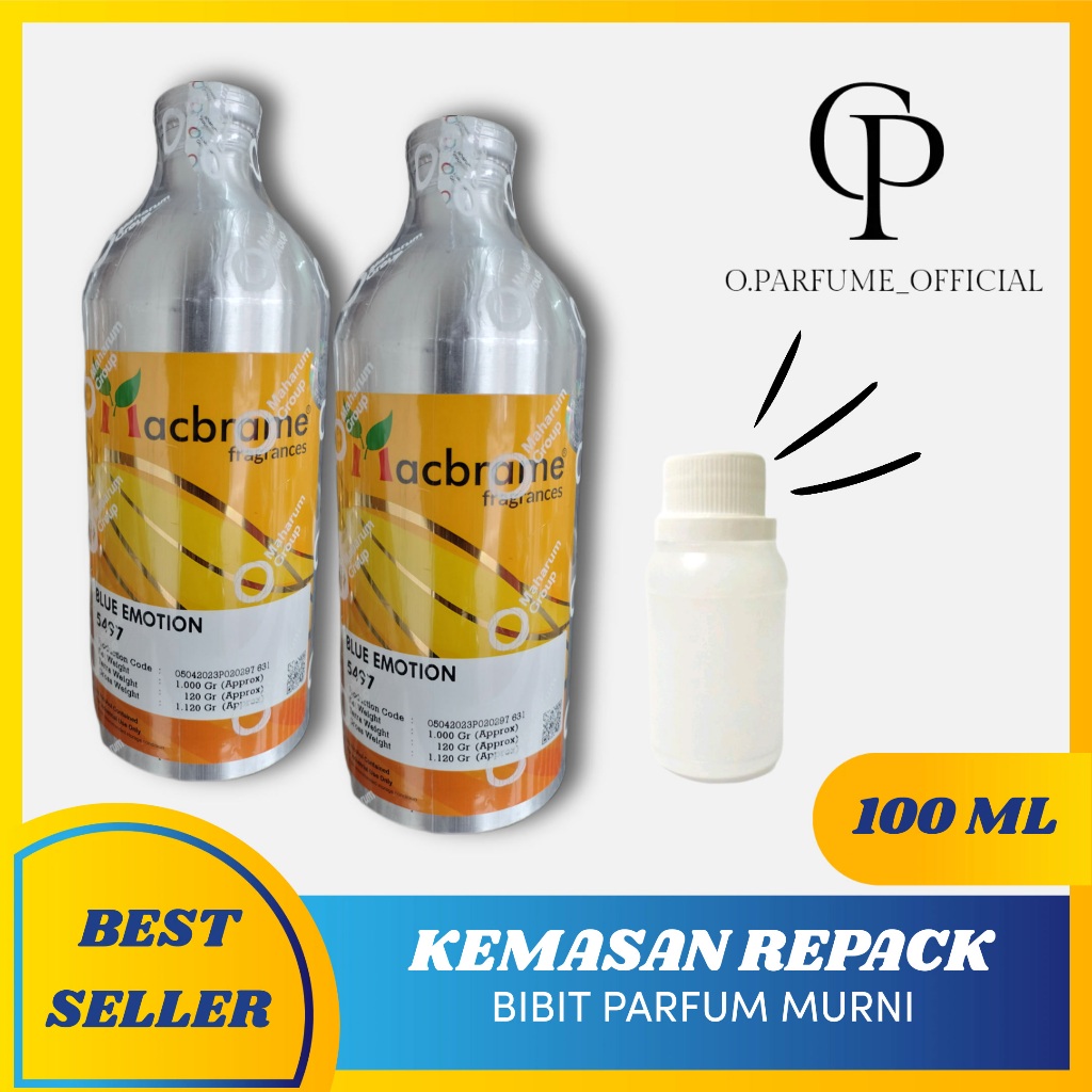 BIBIT PARFUM BLUE EMOTION / AIGNER BLUE KEMASAN REPACK 100ML BY MACBRAME / MINYAK WANGI / BIANG PARF