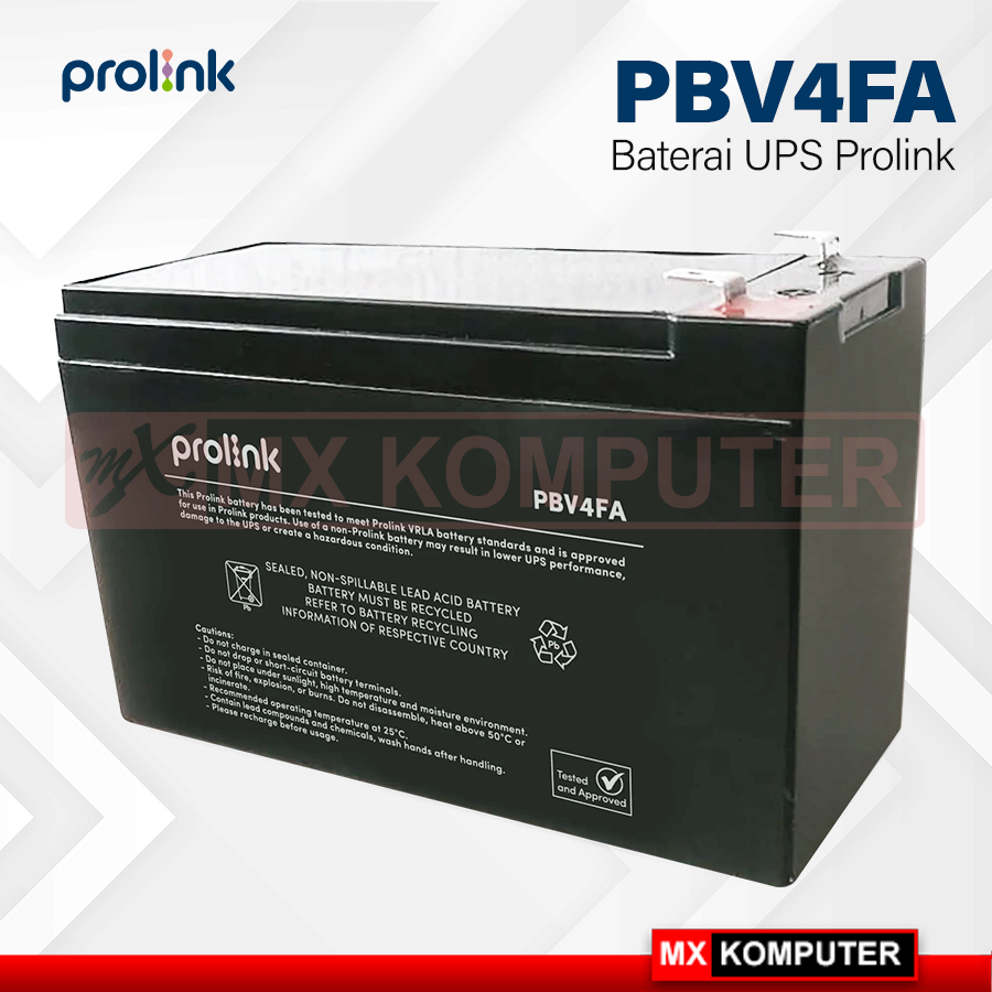Baterai UPS Prolink 12V8.2Ah 12V 8.2Ah