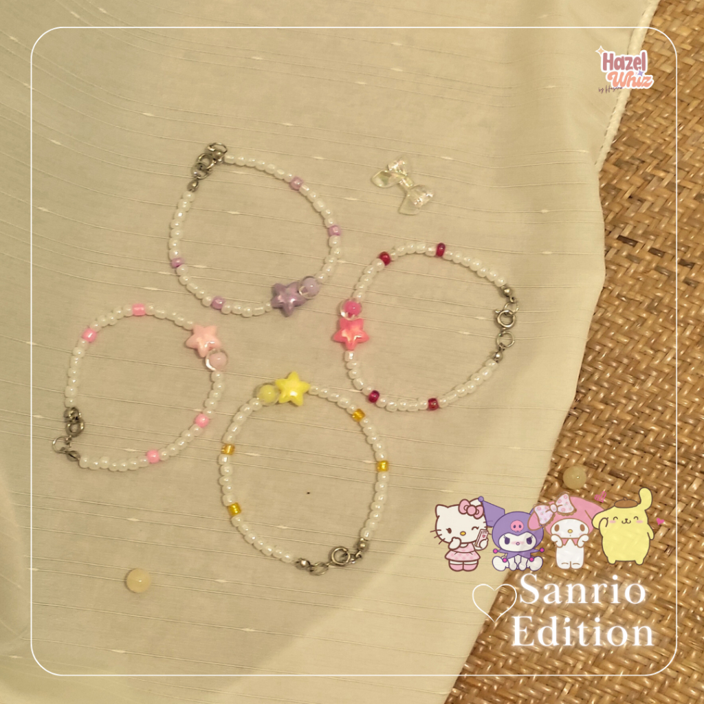 Gelang Sanrio Edition | Hello Kitty, Kuromi, My Melody, Pompurin | Bracelet