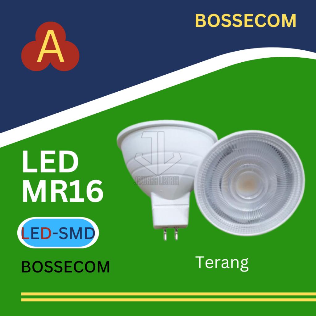 BOSSECOM BE8850 MR 16 LAMPU MR16 7W 7W 7 WATT