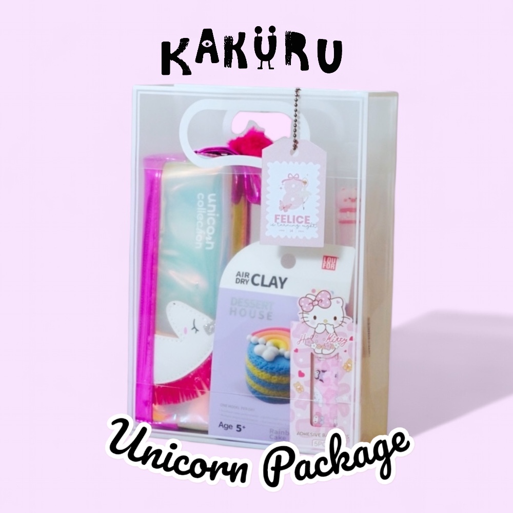 

Kakuru | Paket Unicorn Hologram | Hampers ulang tahun kado anak / birthday gift ultah