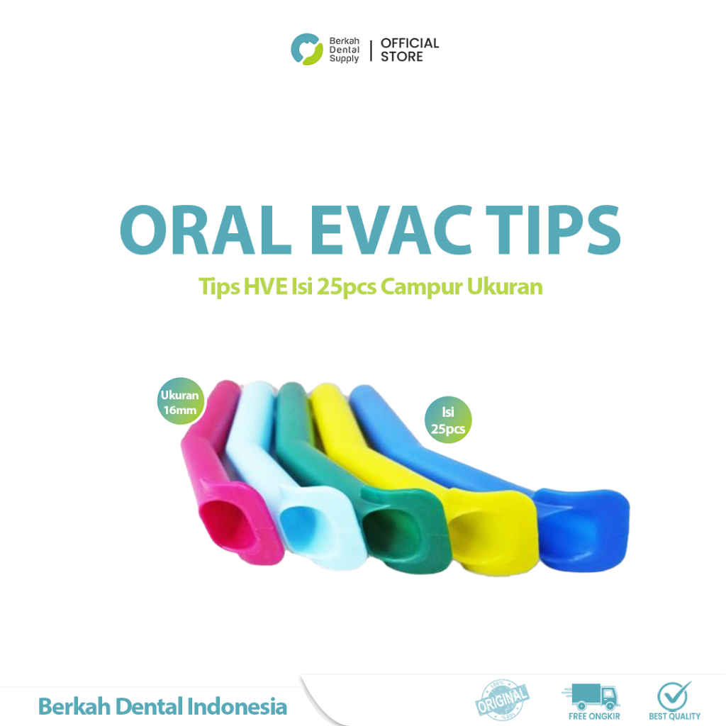Dental Surgical Suction HVE Suction Tips HVE Isi 25pcs
