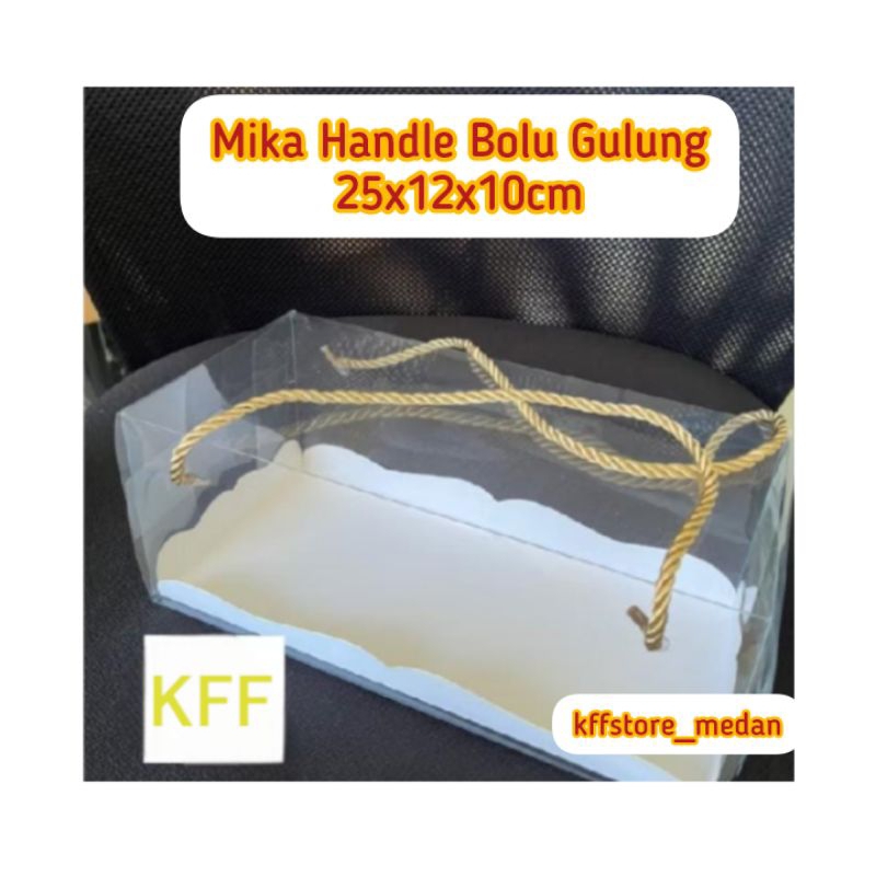 

Box Mika Handle Bolu Gulung (per pcs)