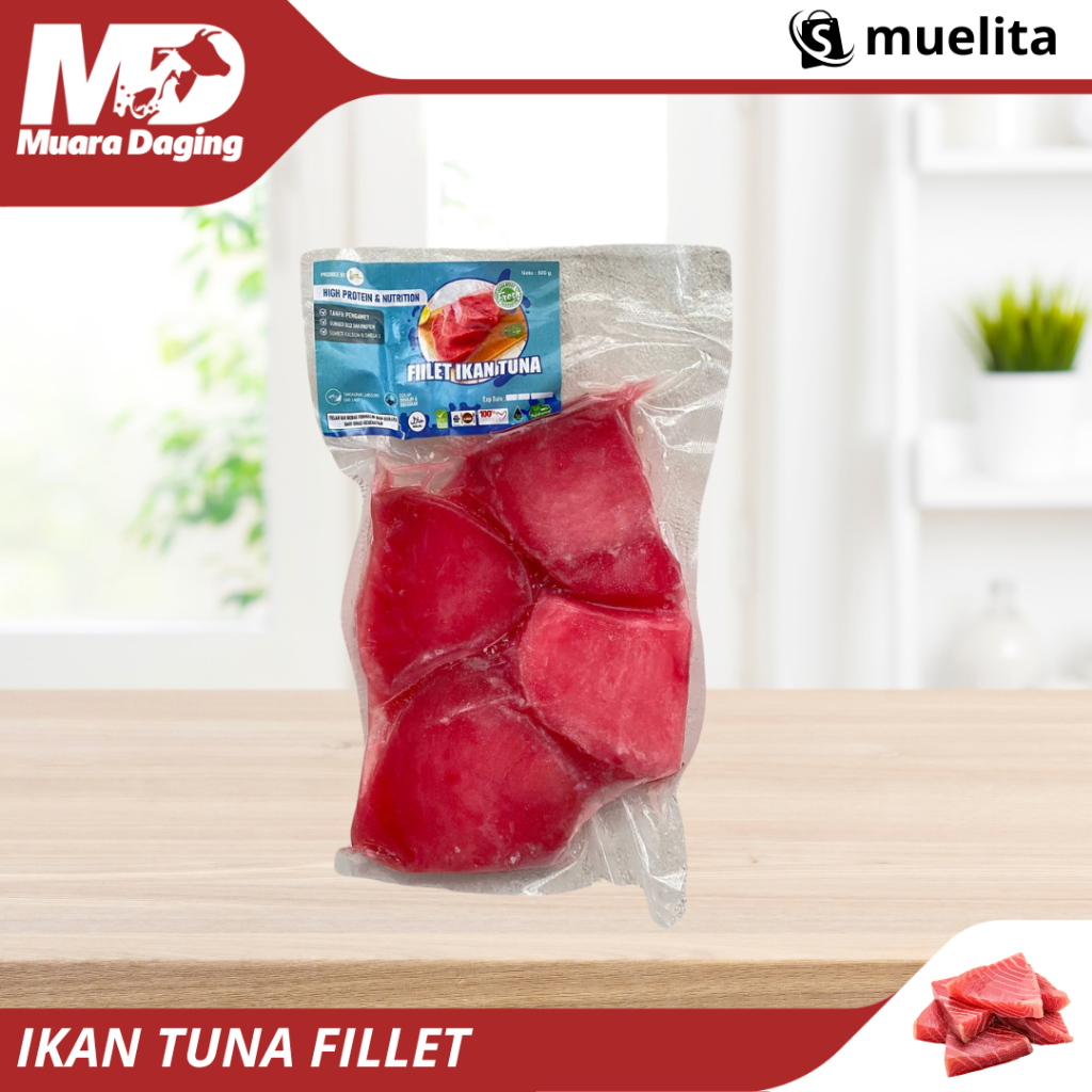 

Ikan Tuna Fillet Steak-Grade 500gr - SEGAR DAN MERAH, KAYA NUTRISI. FROZEN MEAT