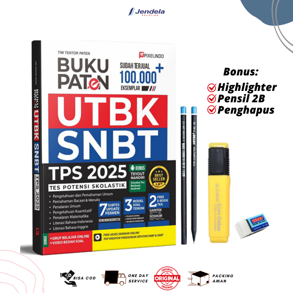 Buku Paten UTBK SNBT 2025 dengan 7 Subtes - Paten SNBT 2025