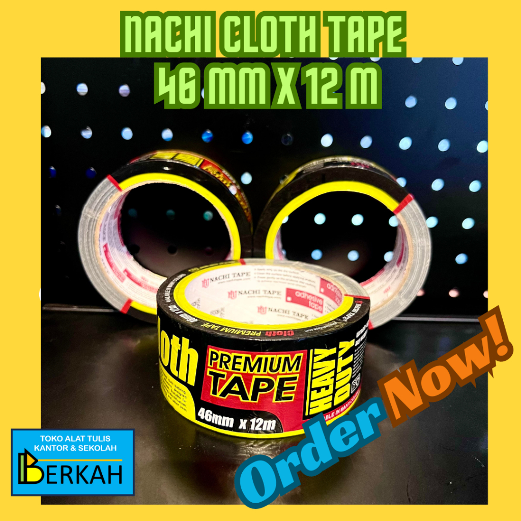

Selotip Kain Nachi Cloth Tape 46mm 12m Original