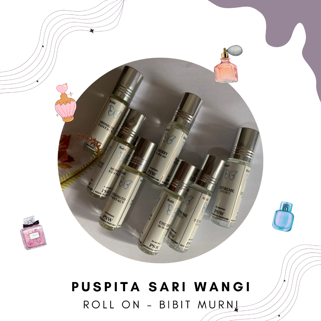PARFUM ROLL ON FOR MAN & WOMAN 17k ALL VARIAN || refill by PSW