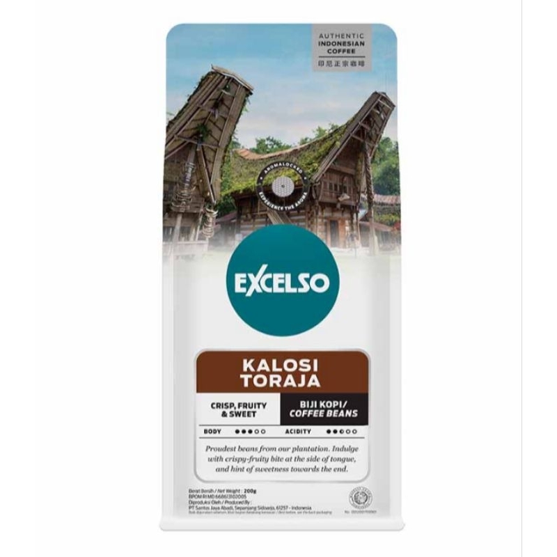 

Excelso Kalosi Kopi Toraja Bubuk 200 gram