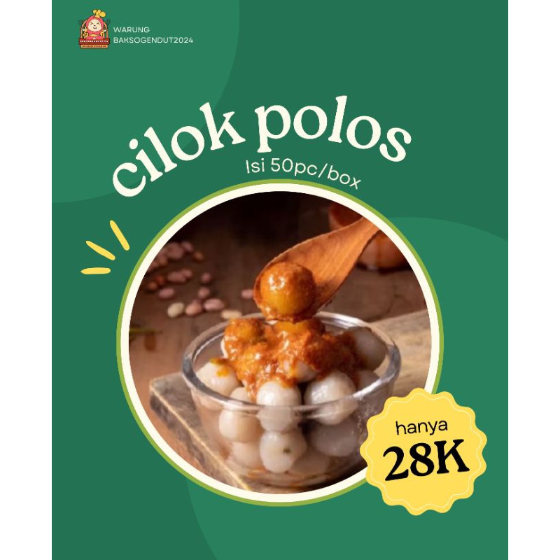 

cilok bandung polos mantul cilok polos
