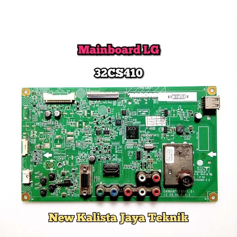 MAINBOARD TV LG 32CS410 ORIGINAL EAX64671103 MB LG 32CS410 MOTHERBOARD 32CS410 MB 32CS410 MAINBOARD 