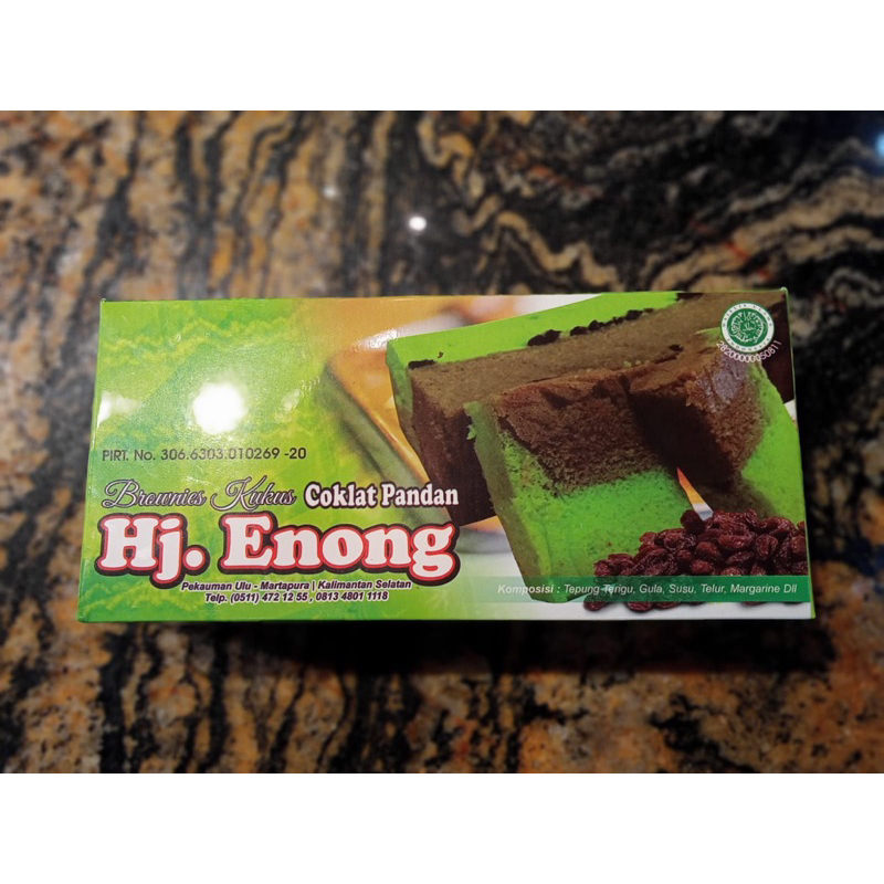 

BROWNIS KUKUS COKLAT PANDAN hj enong