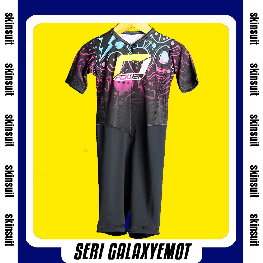 Skinsuit Power Apparel Jersey Sepatu Roda Inline Skate