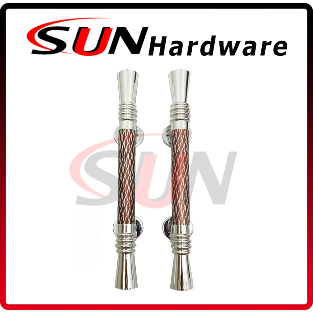 Gagang Handle Tarikan Pintu Tarung Kupu Kupu Rumah Sisik Bronze Tembaga Pipa Bulat Handel Stainless 