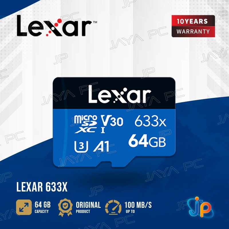 Lexar High Performance 633X MicroSDHC A1 64GB - Micro SD 64 GB