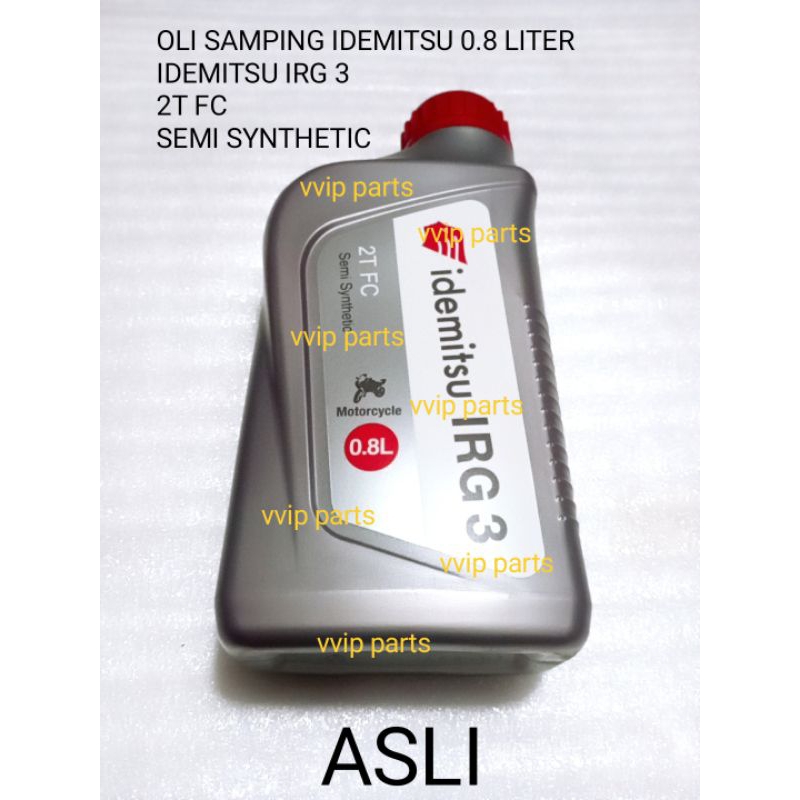 OLI OIL SAMPING 2T IDEMITSU IRG 3 OLI SAMPING IDEMITSU 0.8 LITER IDEMITSU IRG 3  FC SEMI SYNTHETIC A