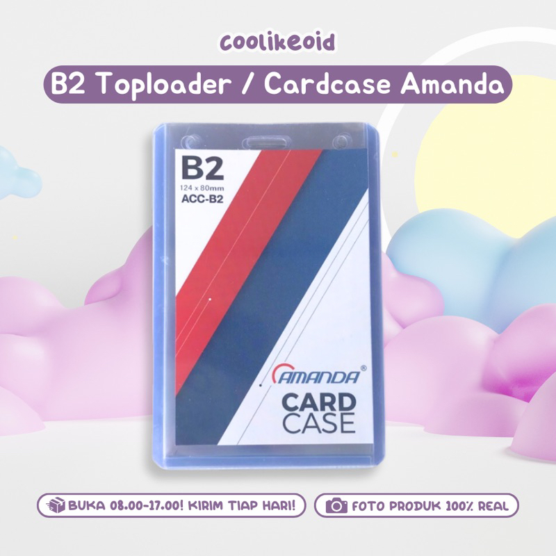 

[READY] TOPLOADER B2 CARD CASE 1 PACK ISI 20 UNTUK PACKING PHOTOCARD AMAN
