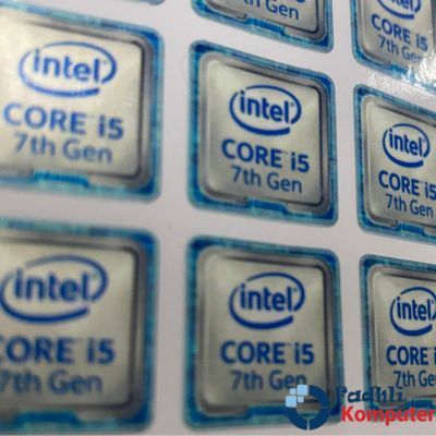 Stiker Intel Core i5 Gen 7