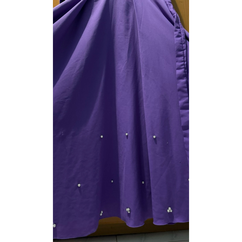 Preloved gamis ungu Emmaqueen