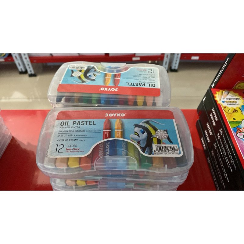 

CRAYON OIL PASTEL 12 WARNA JOYKO