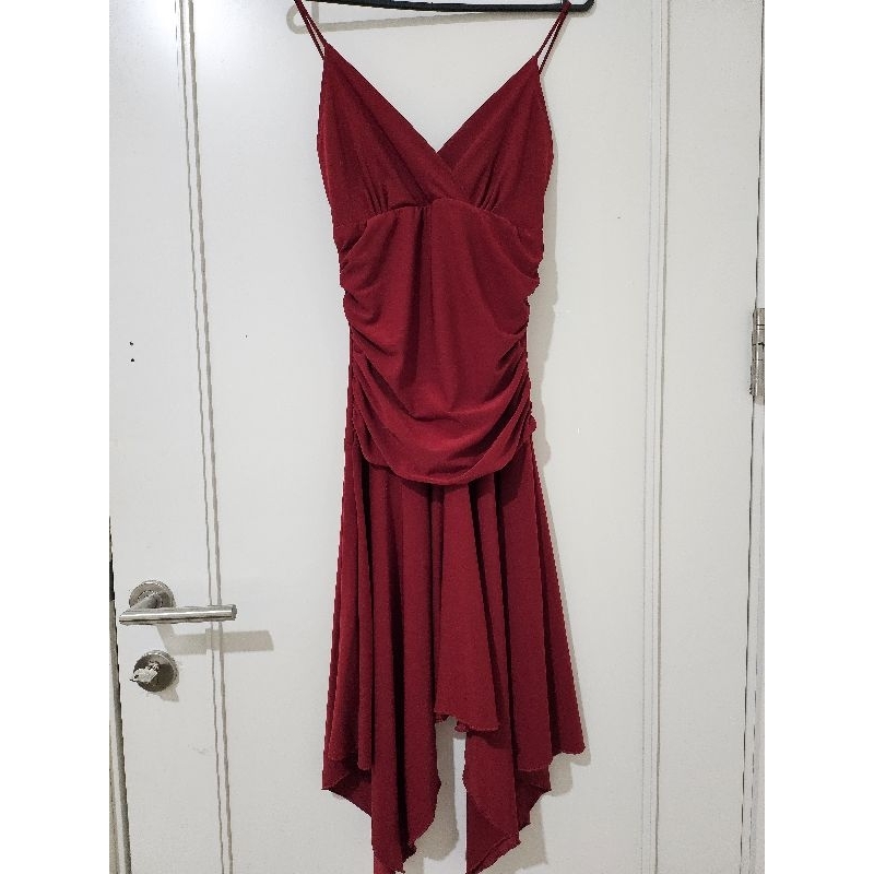 Preloved Red Dress || Promnight Dress