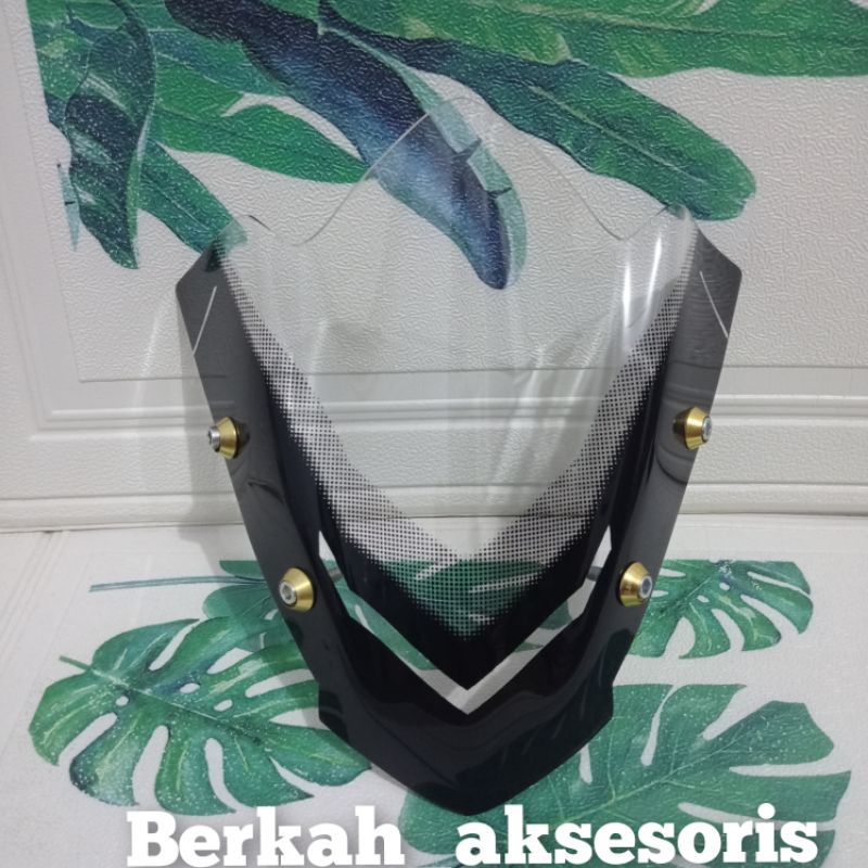 VISOR SATRIA FU FACELIFT TAHUN 2013 2014 2015 CARBON SERIES PLUS BAUT VARIASI