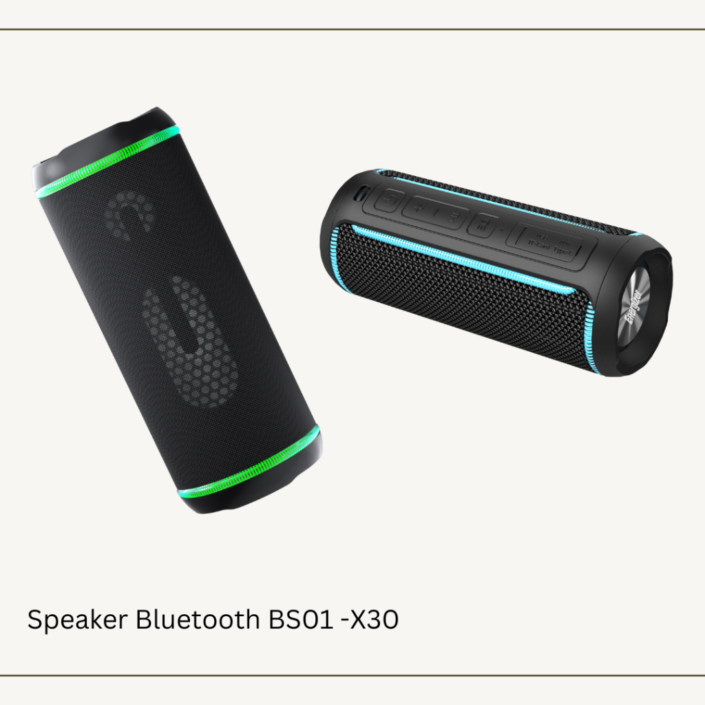 Energizer Speaker Bluetooth BS01 -X30 Waterproof IPX6 Powerbank