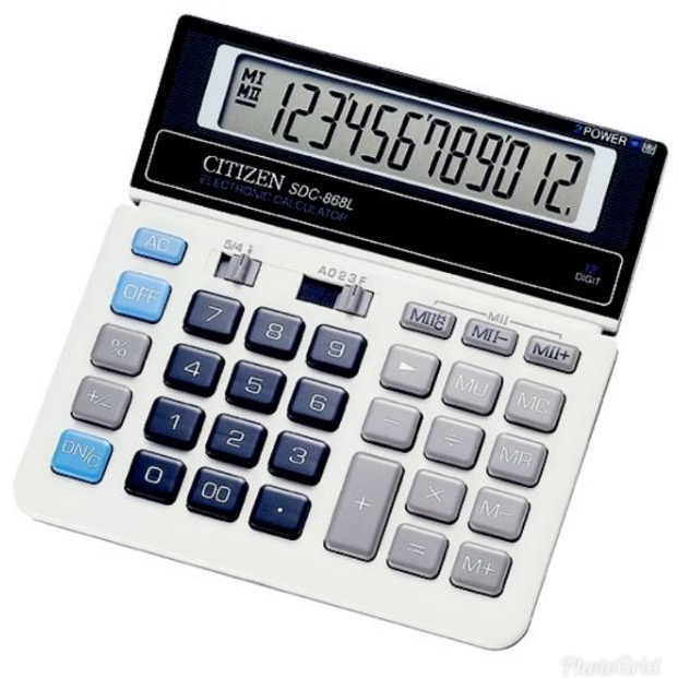

Kalkulator Citizen Sdc 868 L 12 digit Kalkulator Citizen 868 L 12 Digit KODE X6Y2
