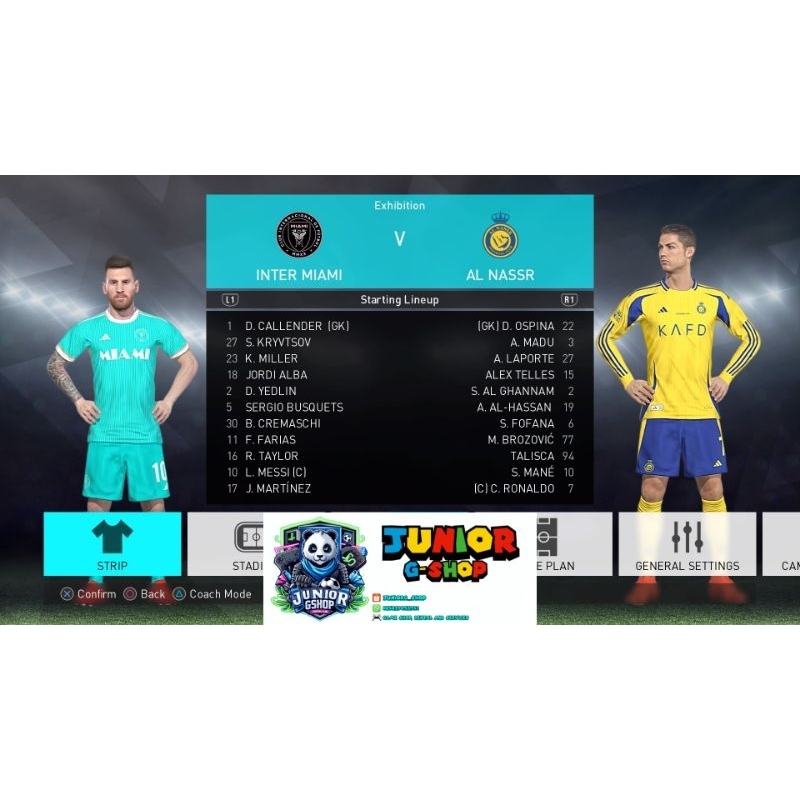 Option File Patch PES 2018 Update Season Terbaru PS4/PS5 Original