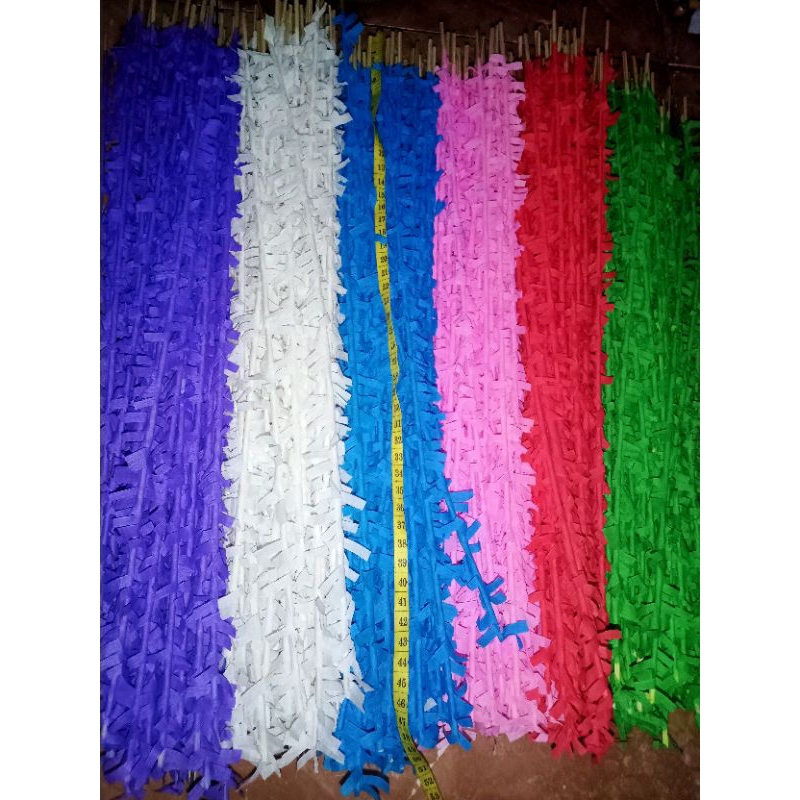 tusuk hias bendera uang maulid/aqiqah/pawai 48cm isi 50pcs