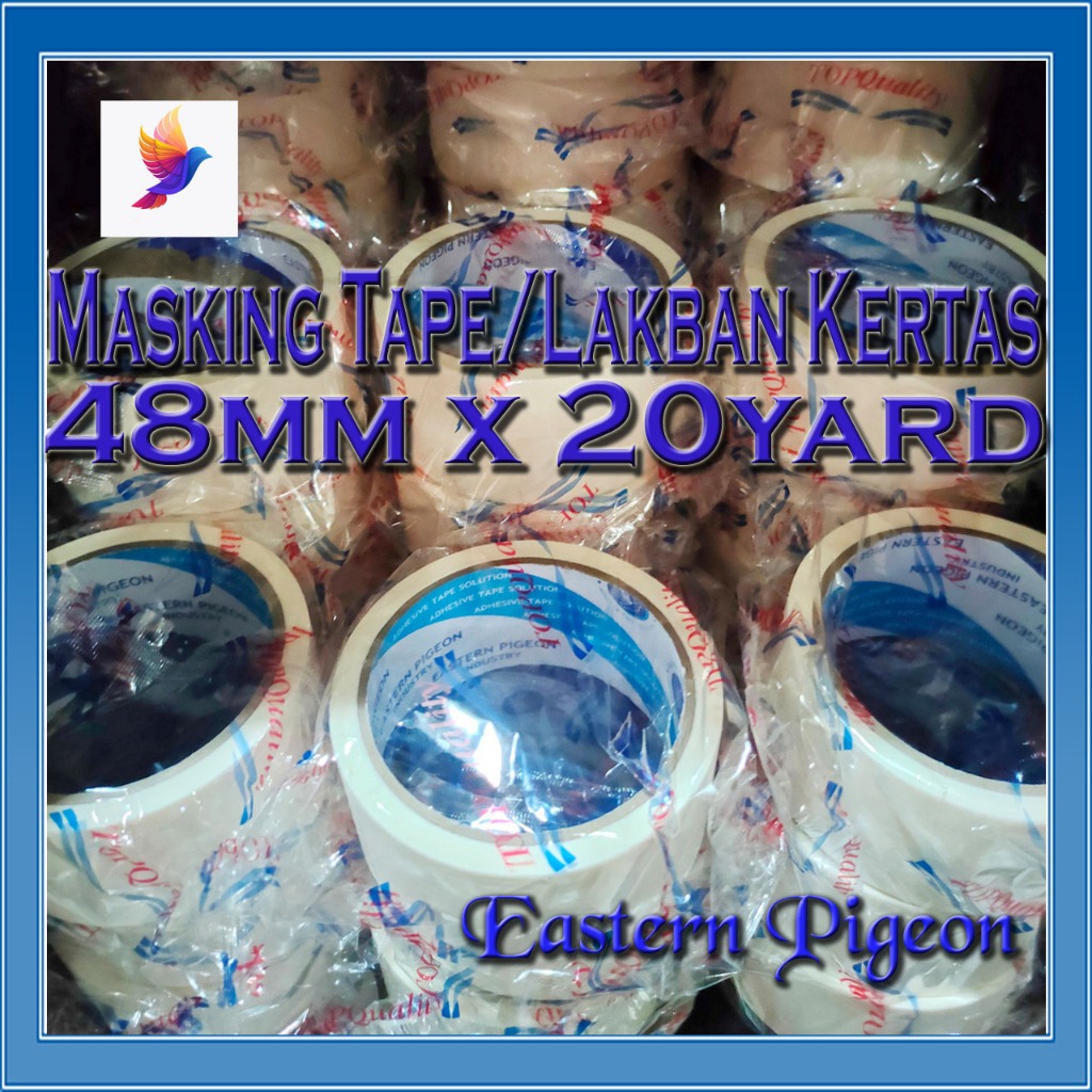 

Lakban Kertas 48mm x 20yard Paper Tape High Quality