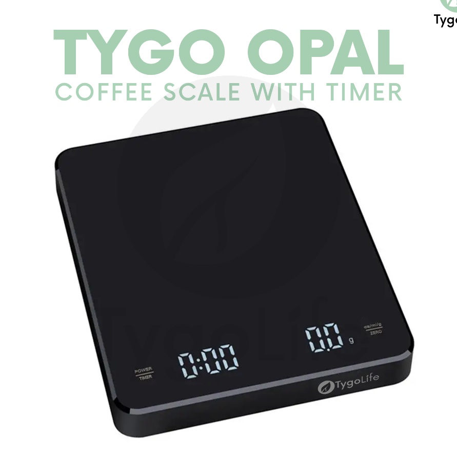 HJ6 TYGO OPAL DITAL COFFEE SCALE WITH TIMER V6 DRIP COFFEE  TIMBANGAN DITAL DAPUR KITCHEN KOPI