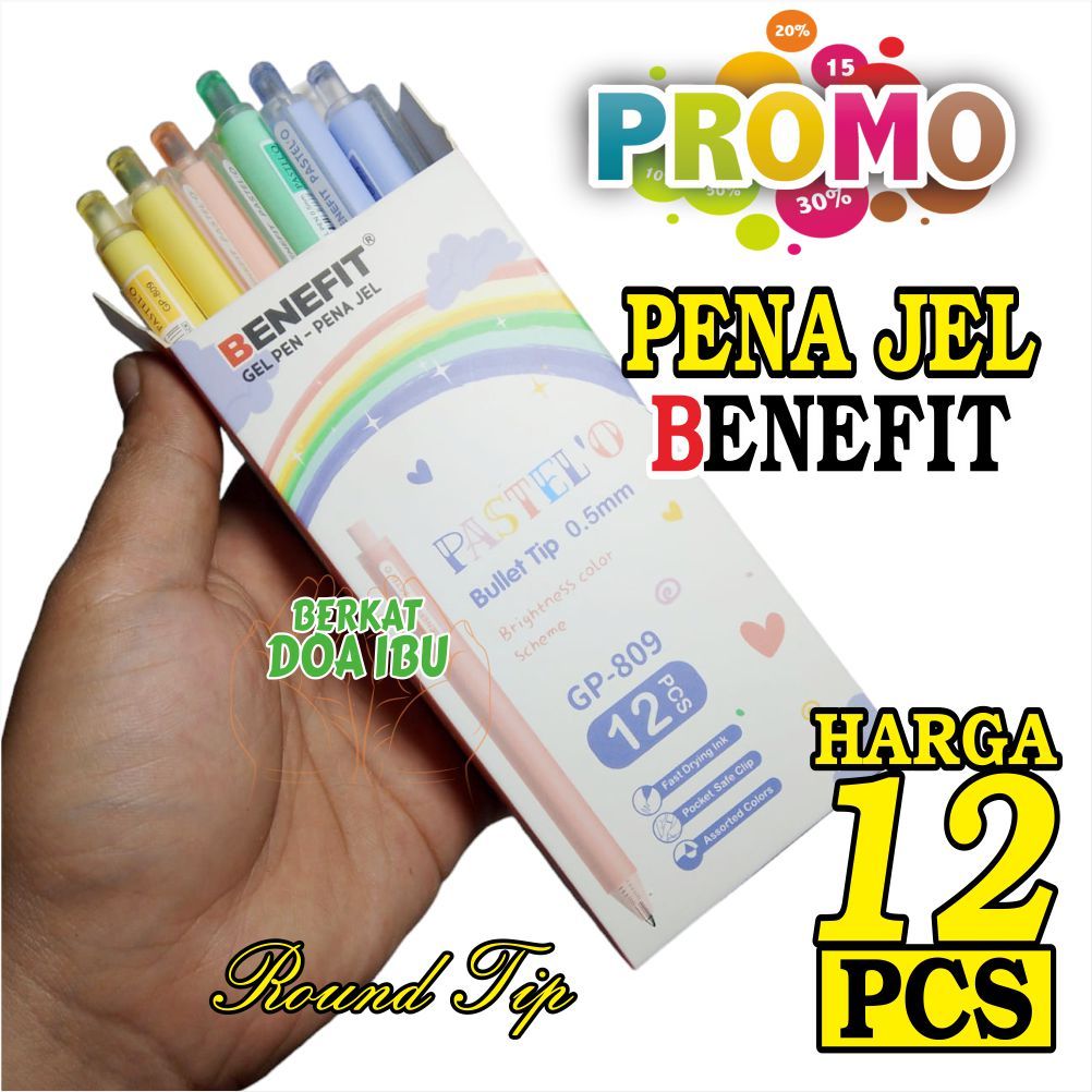 

PULPEN BENEFIT PENA JEL PASTEL’O 0.5mm GP 809 BOLPOIN GEL PEN Harga PENA JEL OIL GEL PEN MURAH JOS