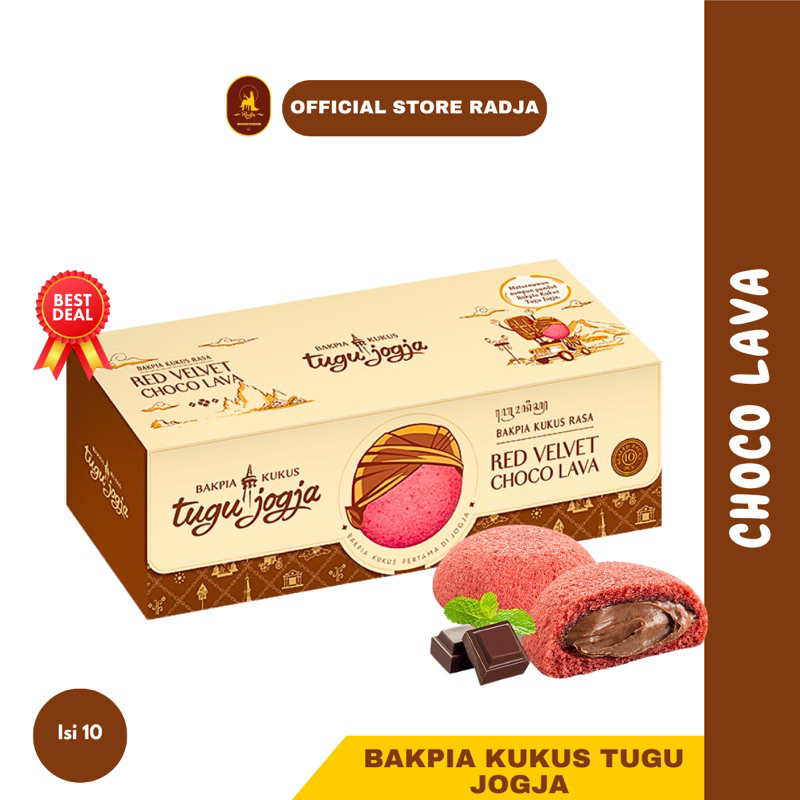 

[Isi 10] Bakpia Kukus Tugu Jogja Red Velvet Choco Lava Travel Pack - Oleh Oleh Jogja