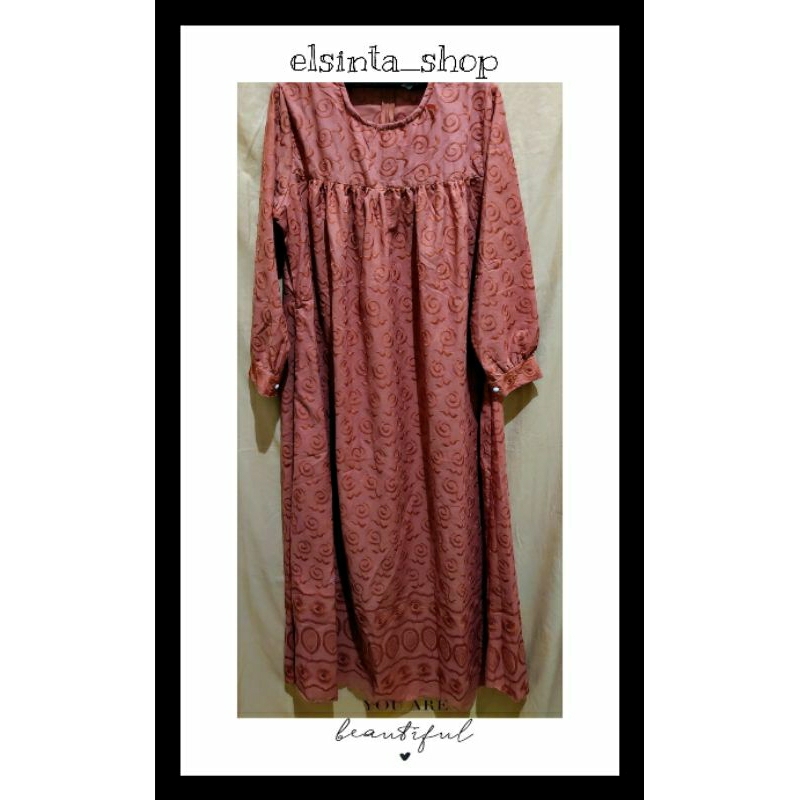 Gamis Katun Bordir Wanita