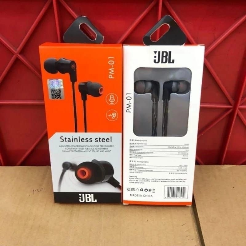 PM-01 Headset Earphone HF PM01 In-Ear Stereo Handsfree Handset Henset