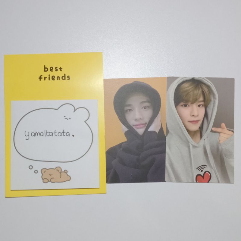 Photocard Double Side DS Oren Go Live Hyunjin Seungmin Stray Kids