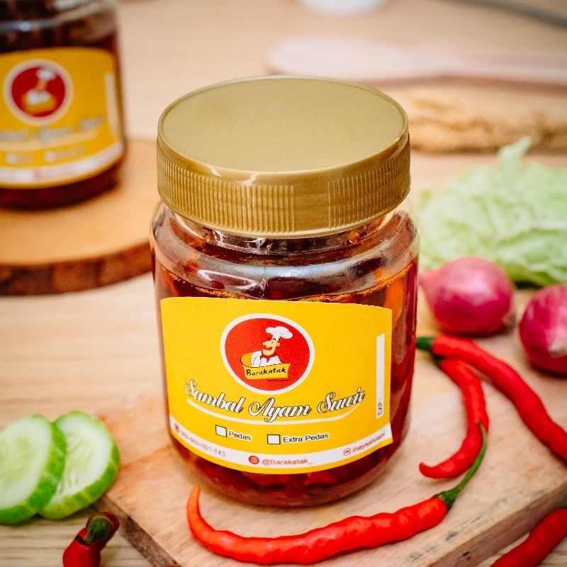 

Sambal Ayam Suwir Pedas 150 gr