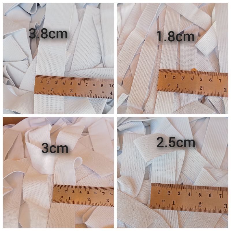 ELASTIS karet {1.8cm 2.5cm 3cm 3.8cm} grit A super Paket 1kg