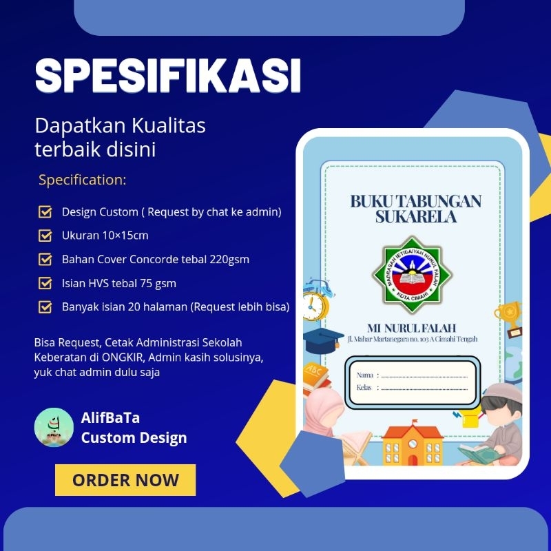 

BUKU TABUNGAN CUSTOM DAN KARTU IURAN CUSTOM FINISHING PLASTIK TEBAL MURAH