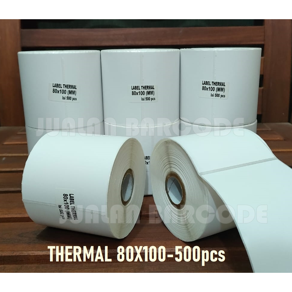 

Label Barcode 80 x 100 Kertas Sticker Thermal 80x100 mm ( 500 pcs )