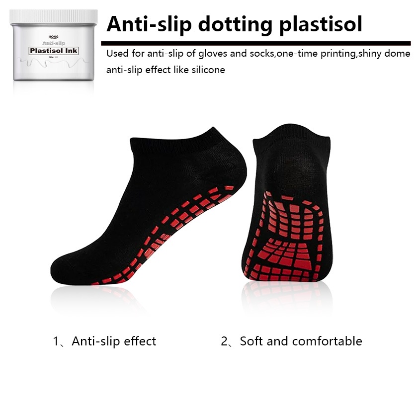 

Plastisol titik anti selip 1KG, Digunakan untuk sarung tangan dan kaus kaki anti selip