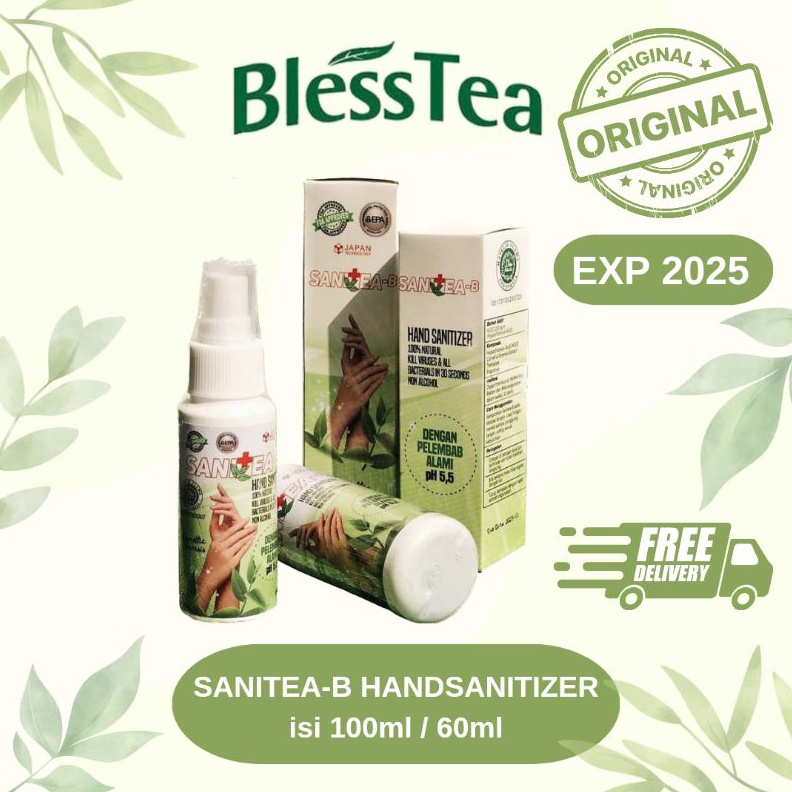 KODE Y46S Blesstea Handsanitizer SaniteaB 6ml  1ml ORIGINAL