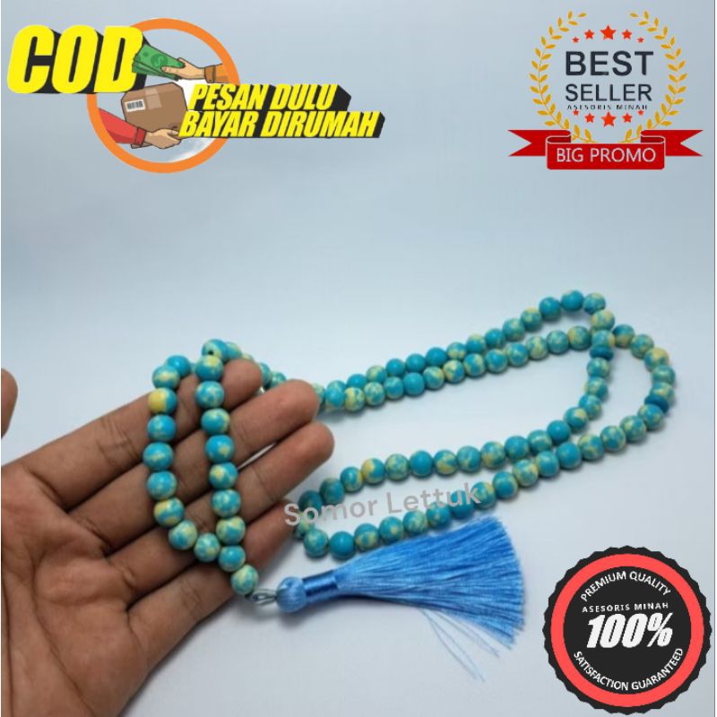 PROMO Tasbih Batu Virus Nevada Asli 8 Mm 99 Butir ORIGINAL