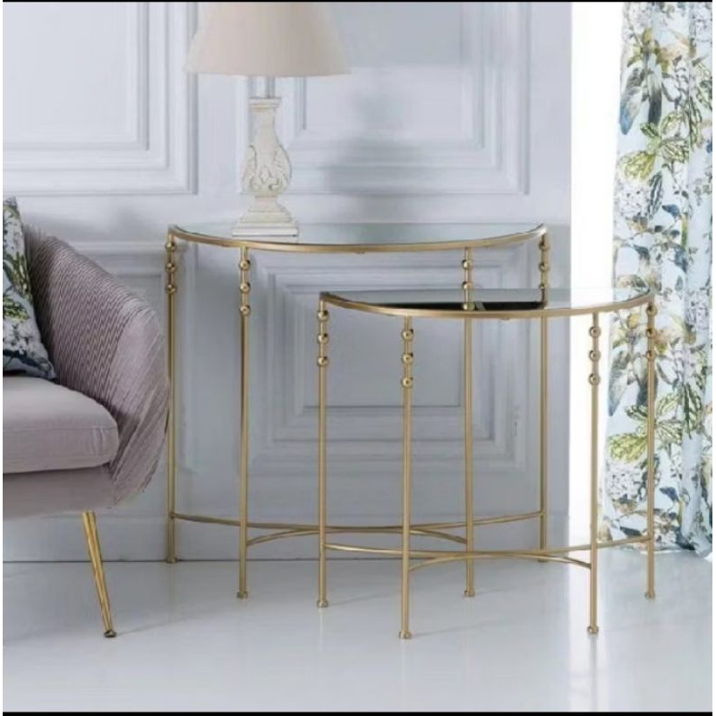 Meja Konsol Minimalis - meja konsol kerangka Besi