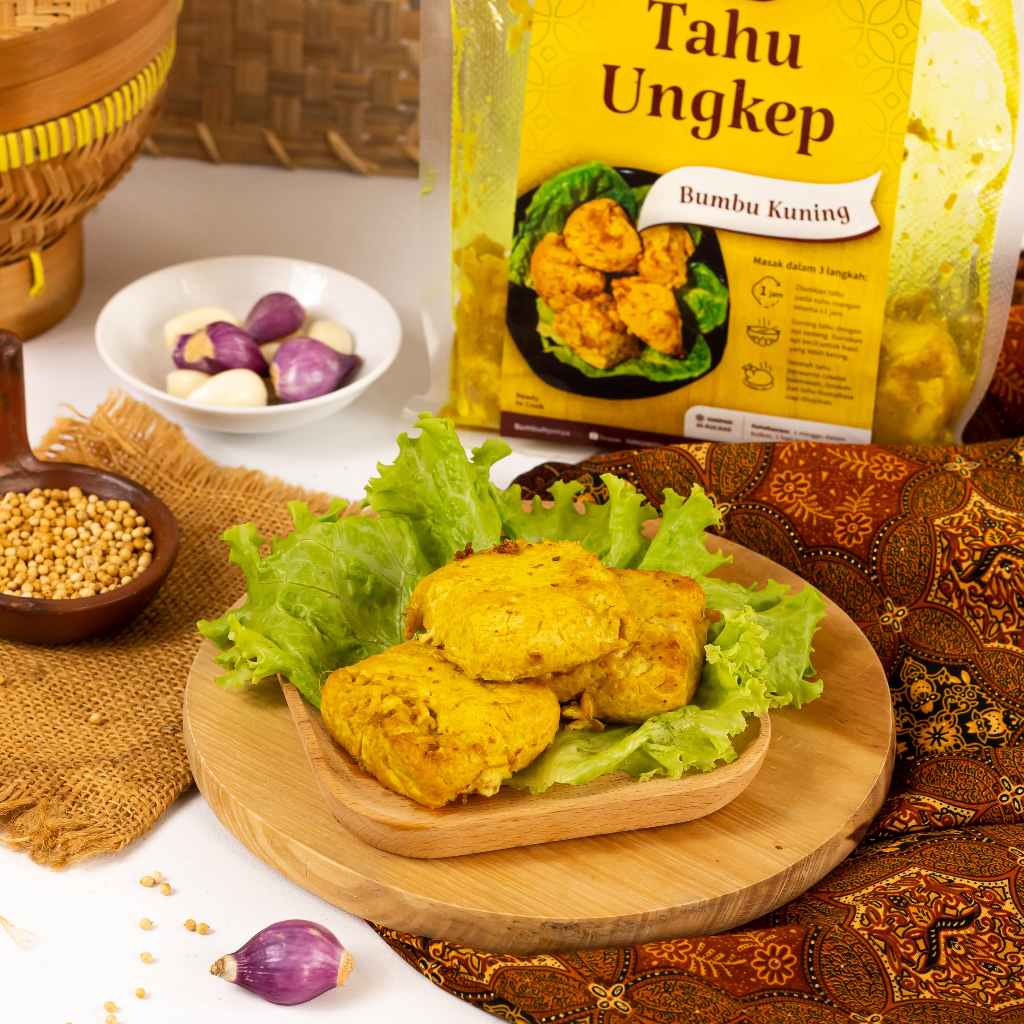 

Tahu Ungkep Bumbu Kuning SIAP GORENG ENAK GURIH LEZAT BUMBU MERESAP Isi 5 dan ISI 10 Ukuran Besar HALAL