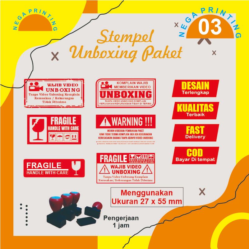 

STEMPEL UNBOXING PAKET / STEMPEL PACKING OLSHOP / CETAK STEMPEL UNBOXING PAKET / STEMPEL UNTUK PAKET TOKO ONLINE TERBARU 2004