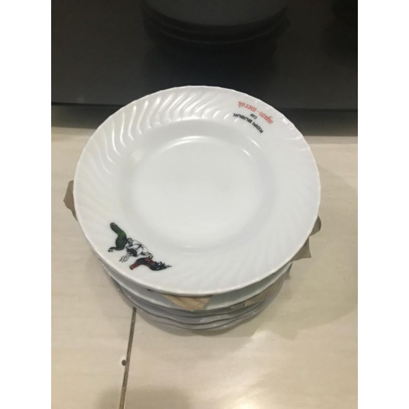 Piring makan / piring Jualan warteg Ready 1 Lusin