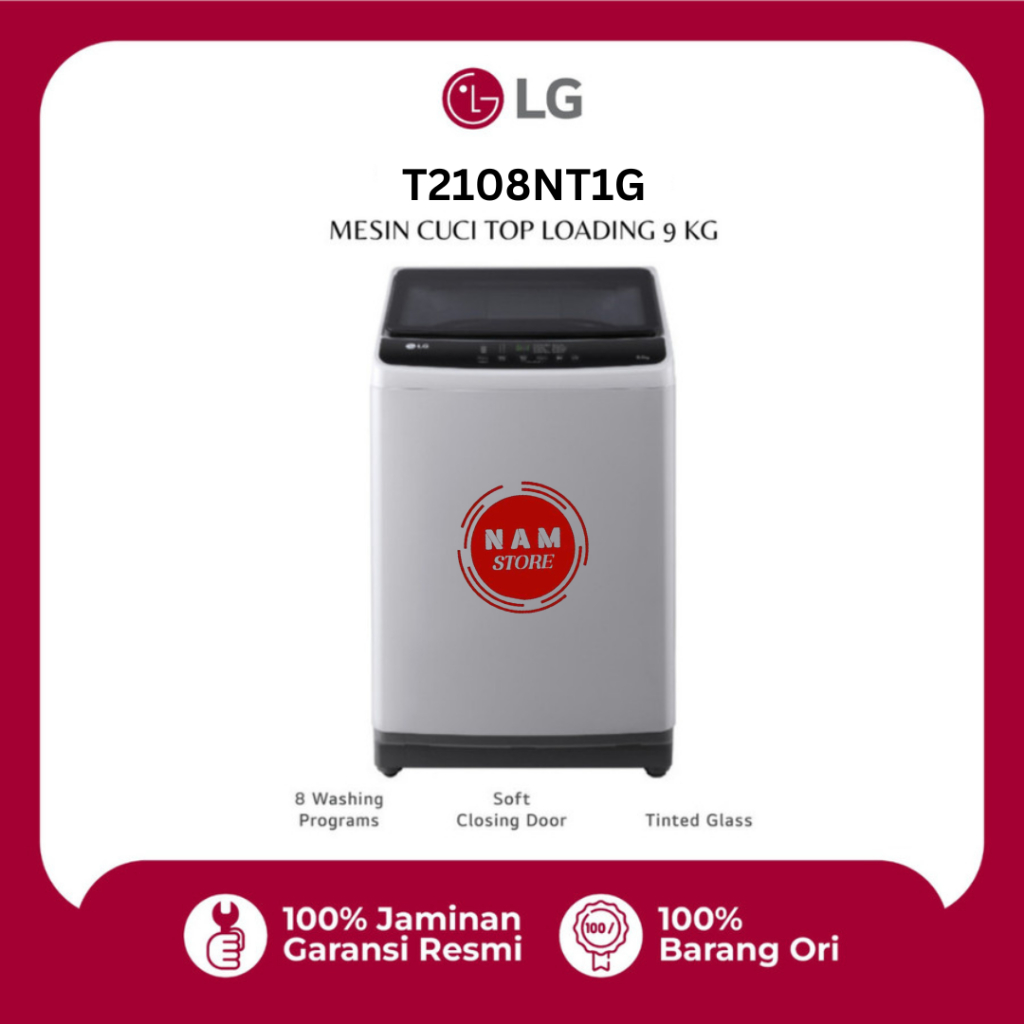 Mesin Cuci LG Top Loading 8 KG, 9 KG | NAM STORE