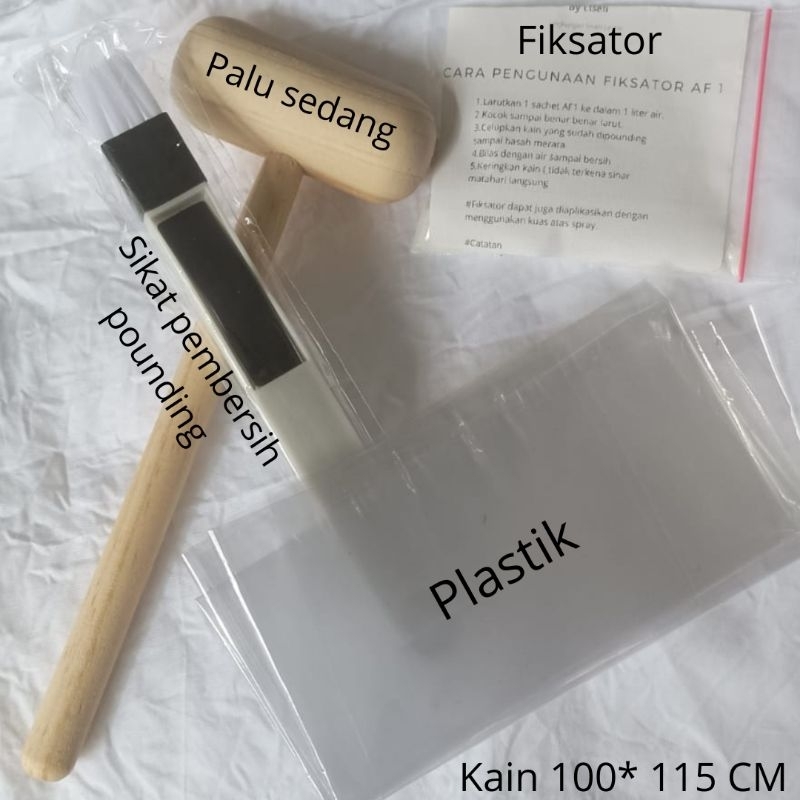 paket P5 lengkap Fixator ecoprint kain 100*115 cm