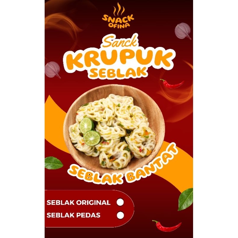 

Krupuk Seblak Bantat 1000/ bungkus beli 20 ribu gratis 2